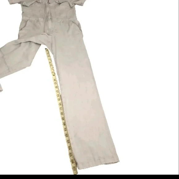 Faherty Womens Light Wash Denim Blythe Short Sleeve Jumpsuit XS - Picture 13 of 16
